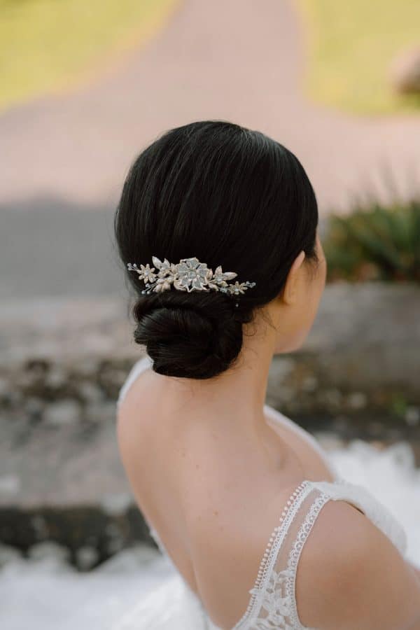 something blue wedding accessories bridal hair comb silver and blue wedding luxury wedding hair accessories